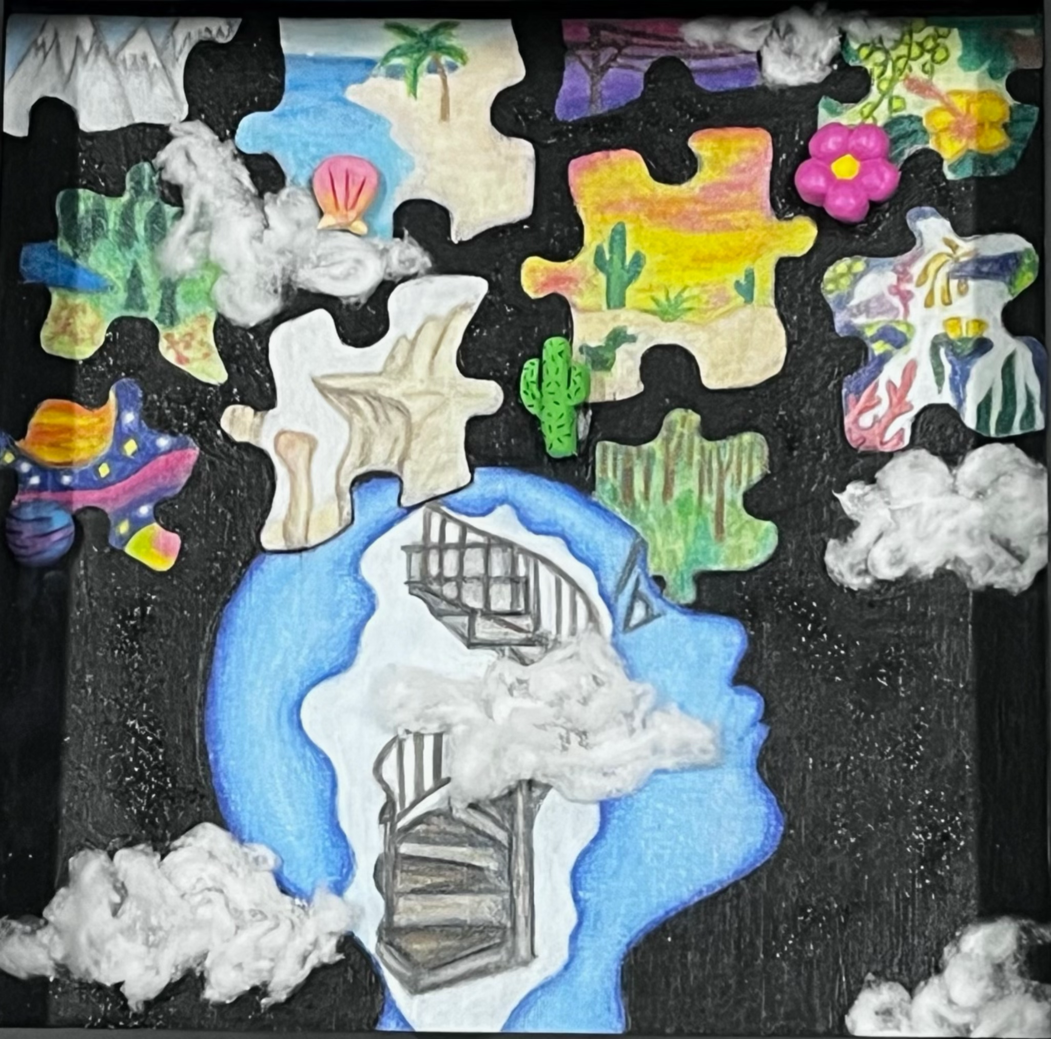 Artwork by Jackie Mize: Lost in Thought